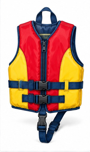 Example category image of Child-size swim flotation aid subject to suitability; exact Amazon listing match is unverified