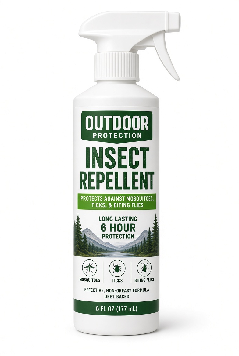 Example category image of Insect repellent; exact Amazon listing match is unverified