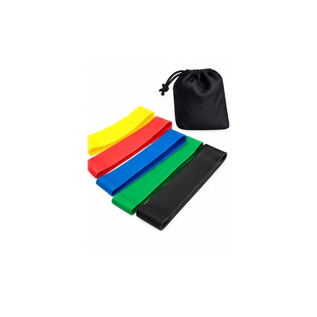Example category image of Resistance exercise bands; exact Amazon listing match is unverified