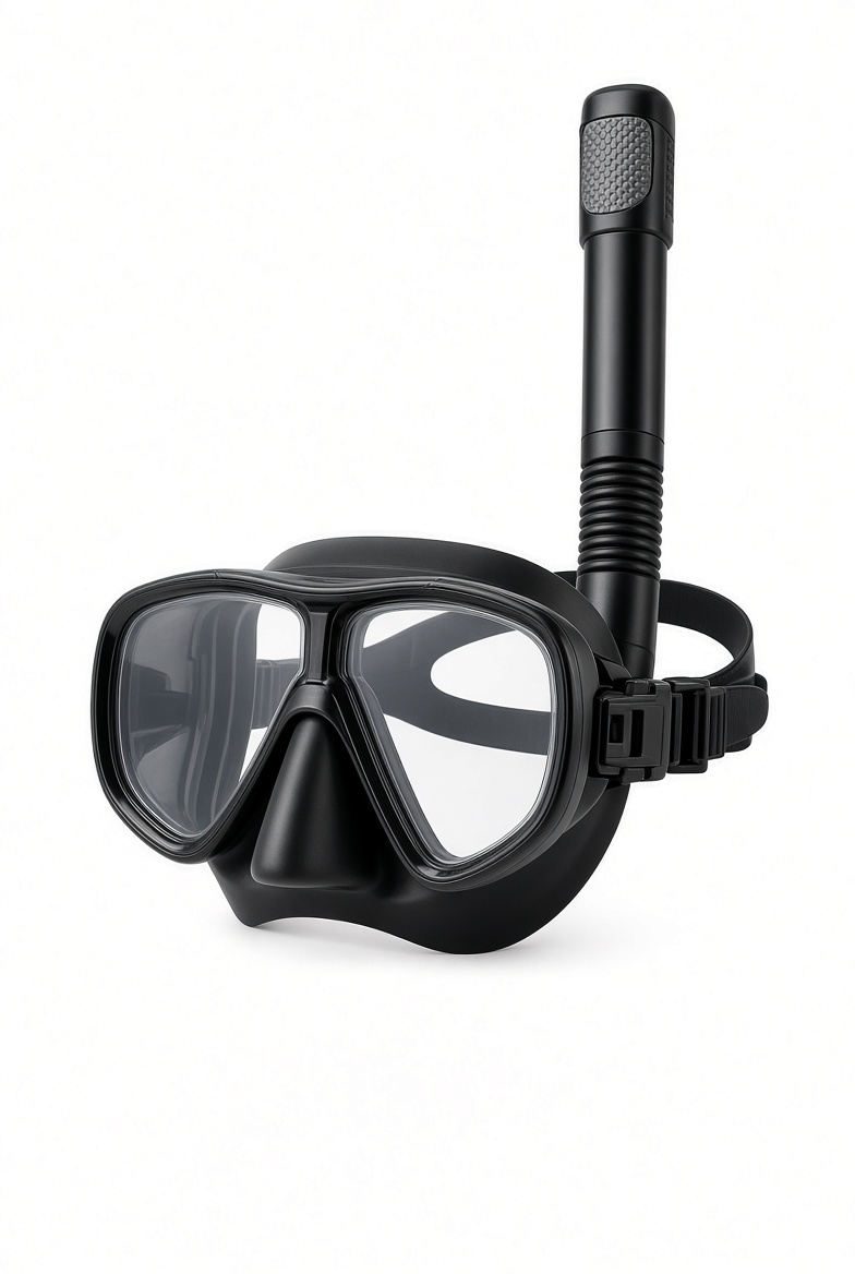 Example category image of Snorkel mask; exact Amazon listing match is unverified