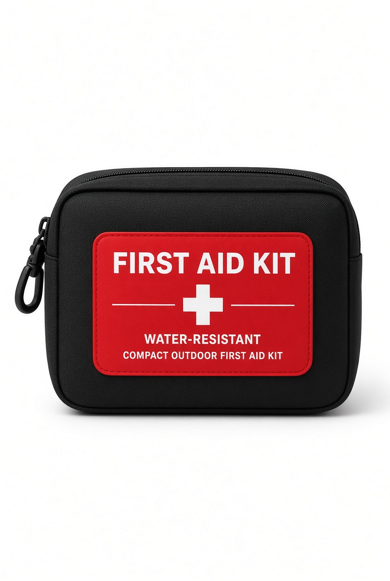 Example category image of Water-resistant first-aid kit; exact Amazon listing match is unverified